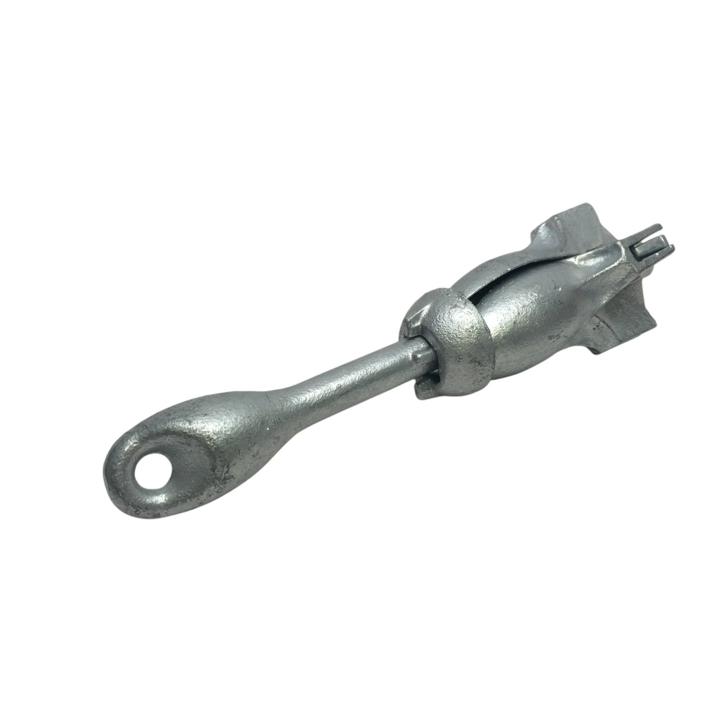 Pactrade Marine Zinc Plated Steel Anchor 3.3 LBS 4 Foldable Arms For Kayak Canoe Boat
