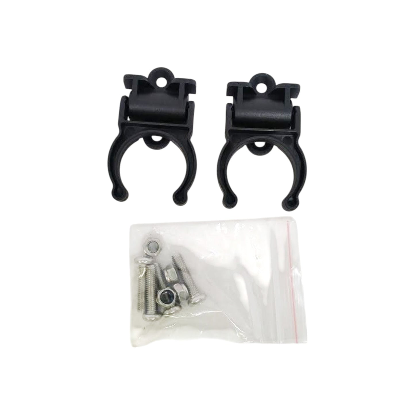 Pactrade Marine Boat Canoe Kayak Pair Of Black Folding Paddle Clip Kit