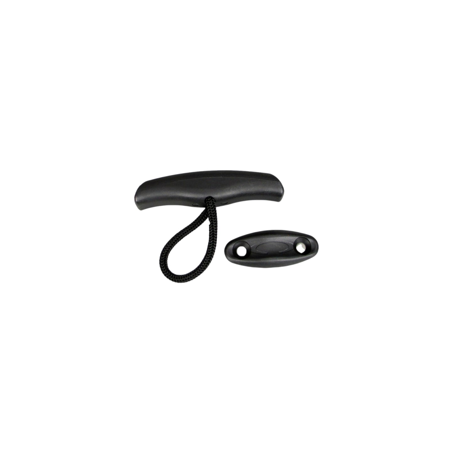 Pactrade Marine Boat Kayak Canoe 2 PC Carrying Pull Toggle Handle w/4mm Cord Rope Accessories Plastic (1 Pair)