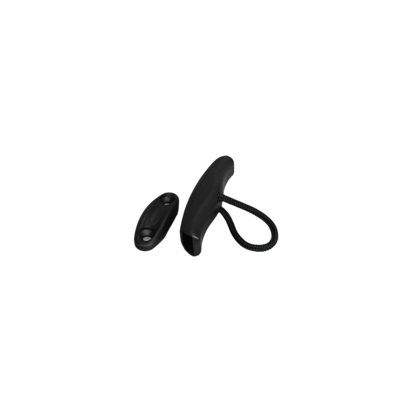 Pactrade Marine Boat Kayak Canoe 2 PC Carrying Pull Toggle Handle w/4mm Cord Rope Accessories Plastic (1 Pair)