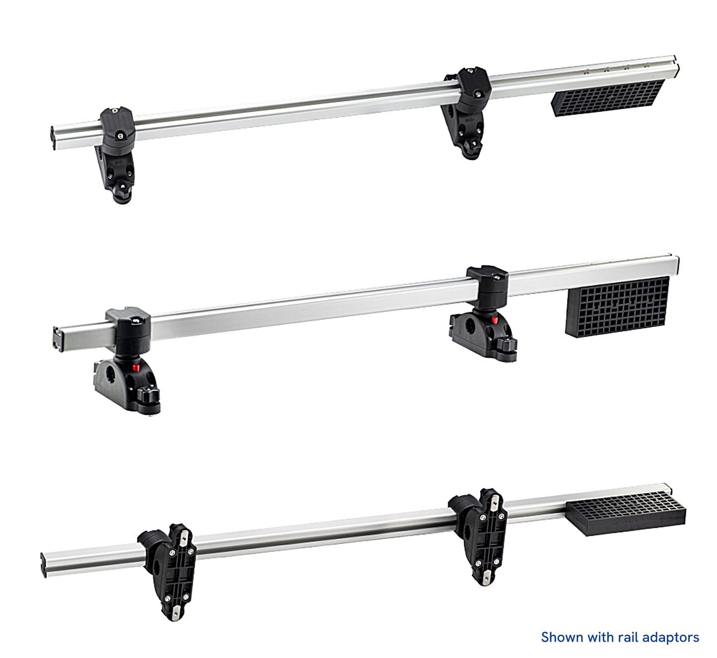 Pactrade Marine Trolling Motor Mount for Kayak & Canoe - Adjustable Transom Kayak Motor Mount Kit Bracket (Modular Direct/Track Mount) | Plus Multi-Use Support for Fishing Accessories