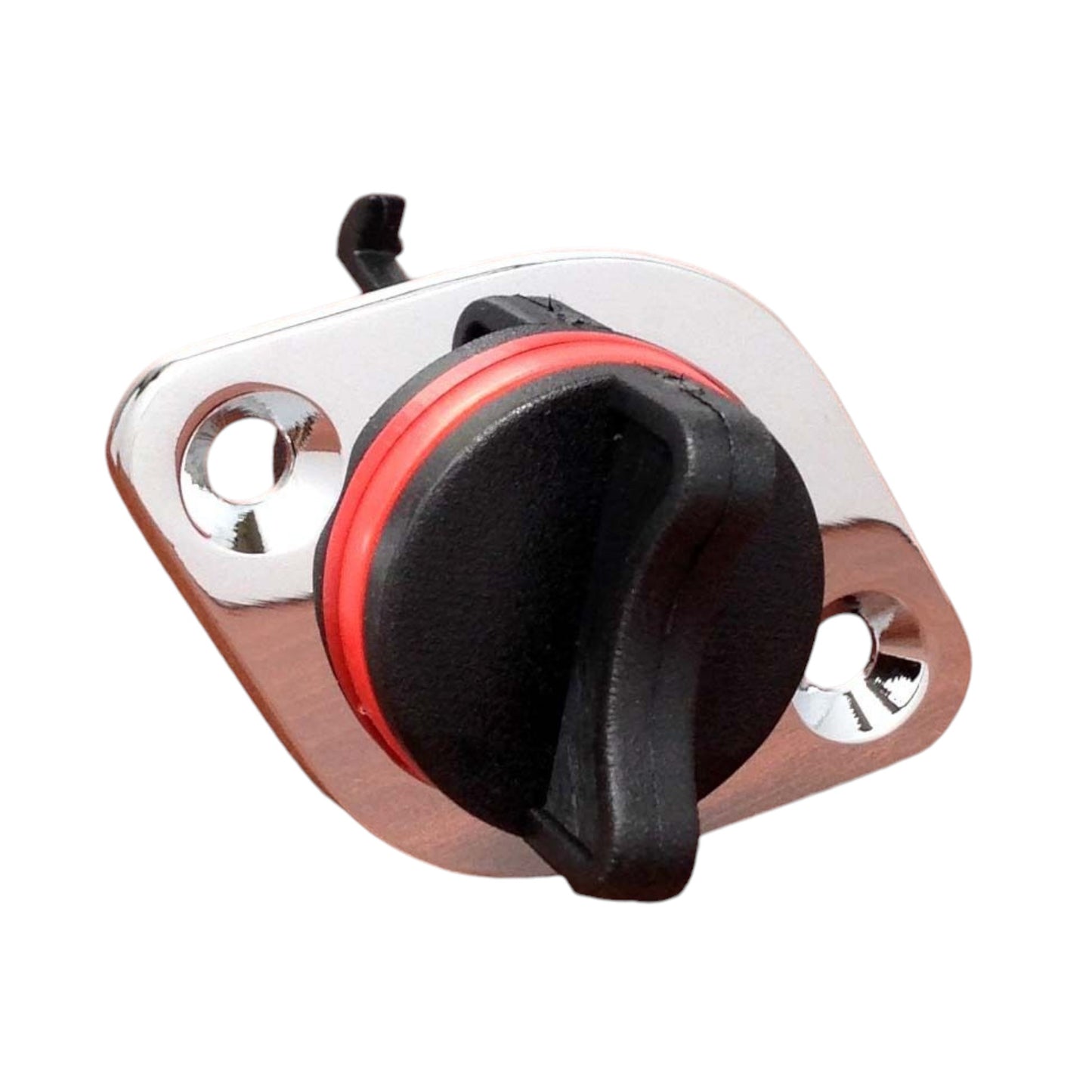 Pactrade Marine Boat Chrome Plated Brass Drain Plug with Nylon Plug 1"D 2"L