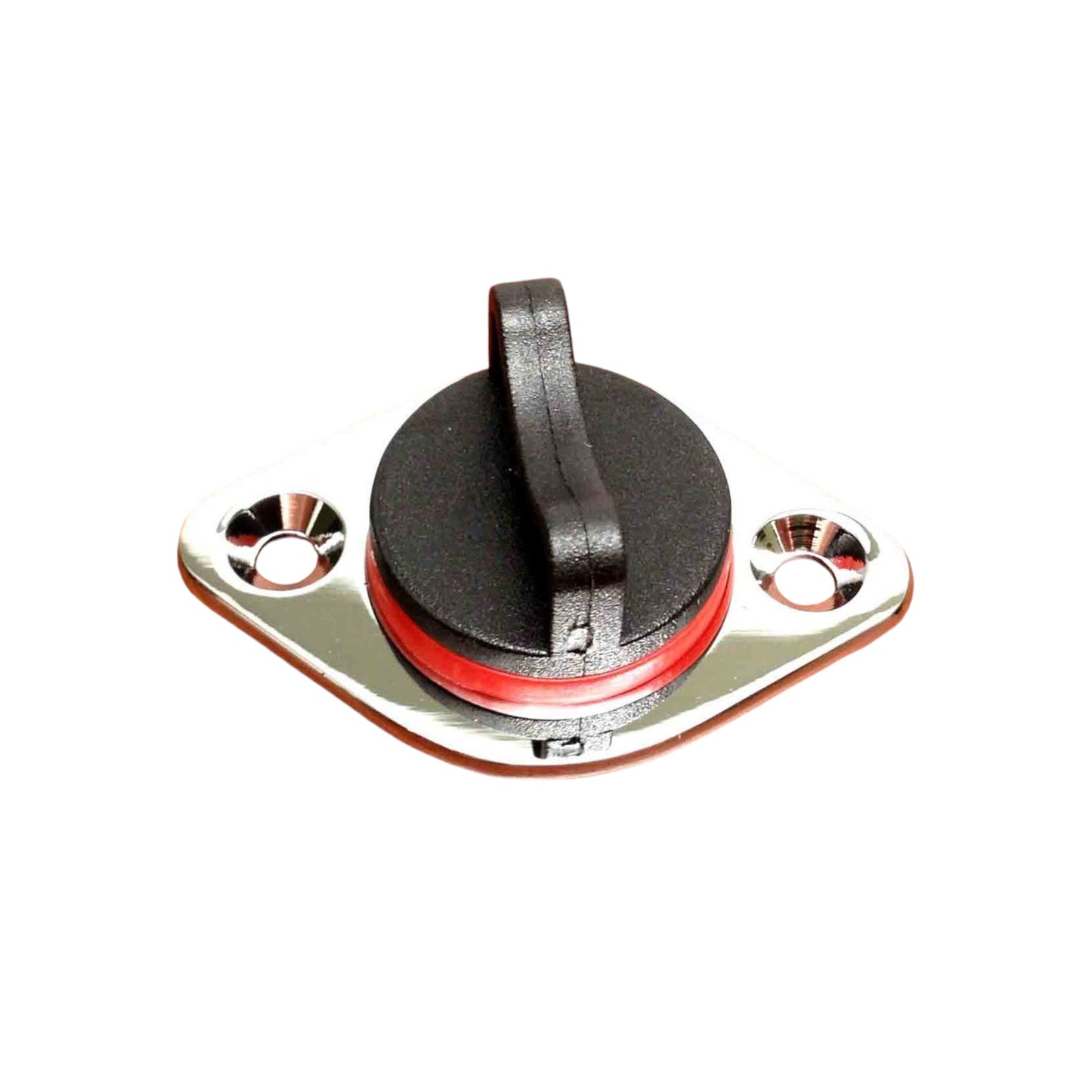 Pactrade Marine Boat Chrome Plated Brass Drain Plug with Nylon Plug 1"D 2"L