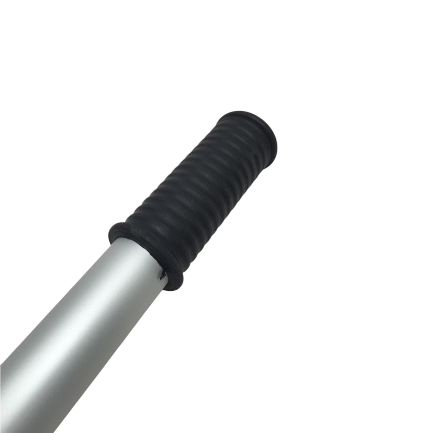 Pactrade Marine Anodized Aluminum Telescopic Kayak Boat Hook Dock Docking Extend Sections Adjustable Extendable Length Plastic PC Red Tip Non-Slip Black Locking Vinyl Mechanism Ring Handles 50"-86" PC Top Locking Ring