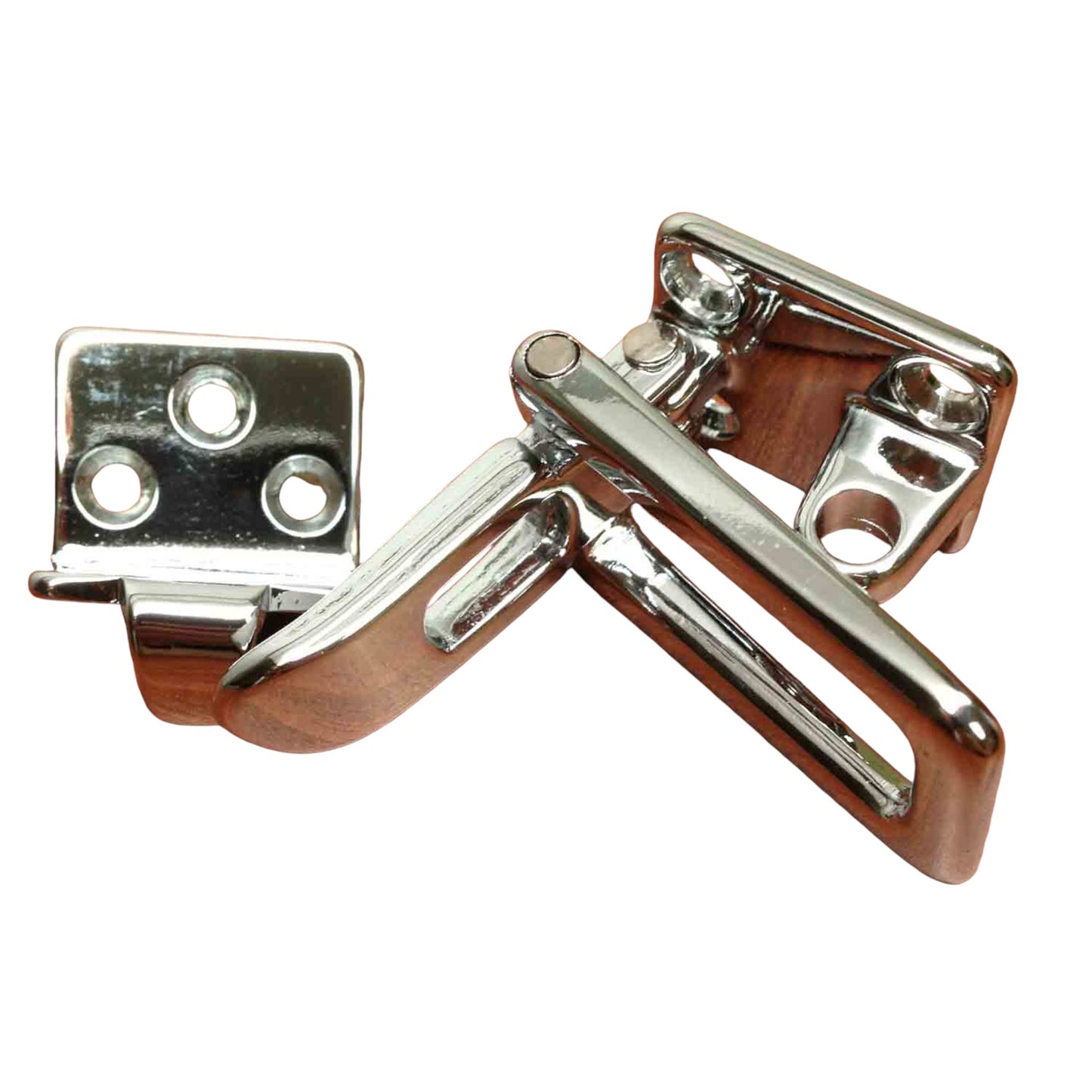 Pactrade Marine Boat Anti Rattle Hatch Fastener Chrome Plated Brass 4 1/8" BY 1 1/8"