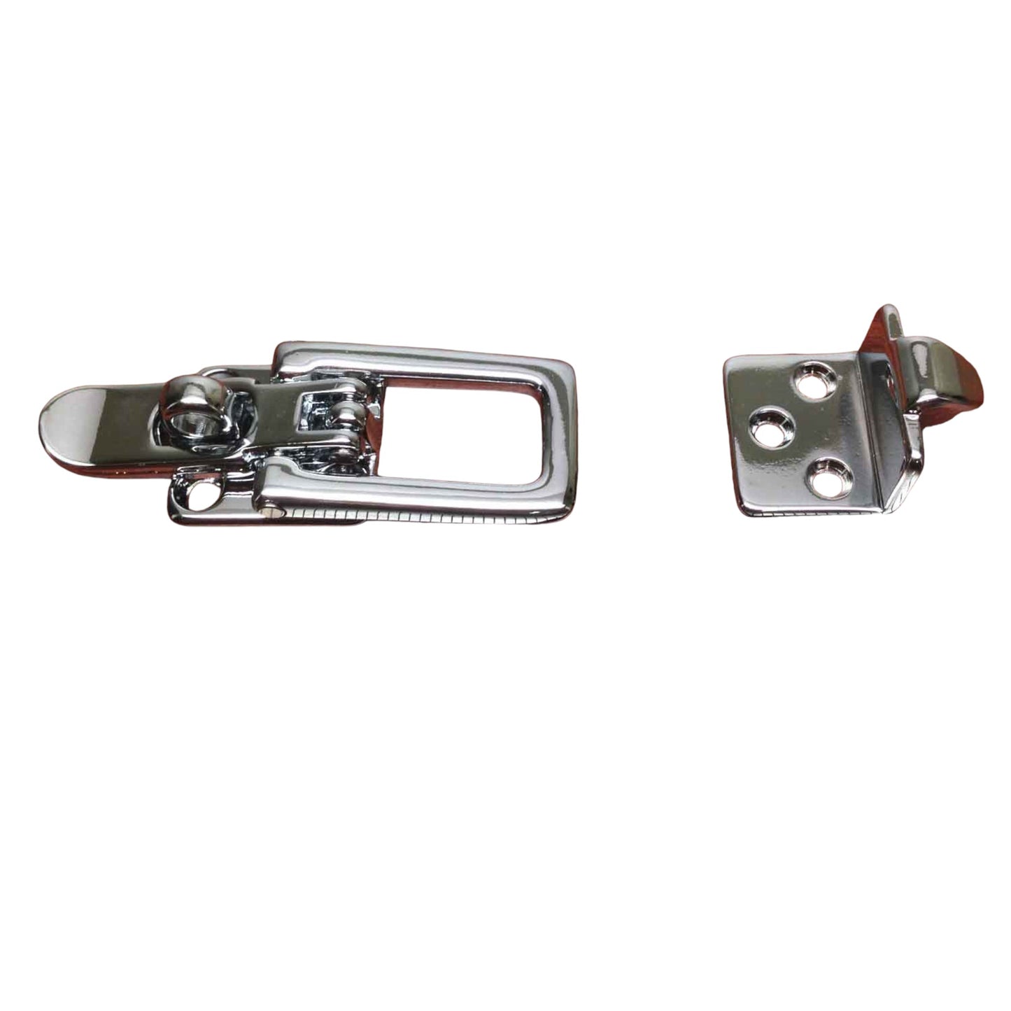 Pactrade Marine Boat Anti Rattle Hatch Fastener Chrome Plated Brass 4 1/8" BY 1 1/8"