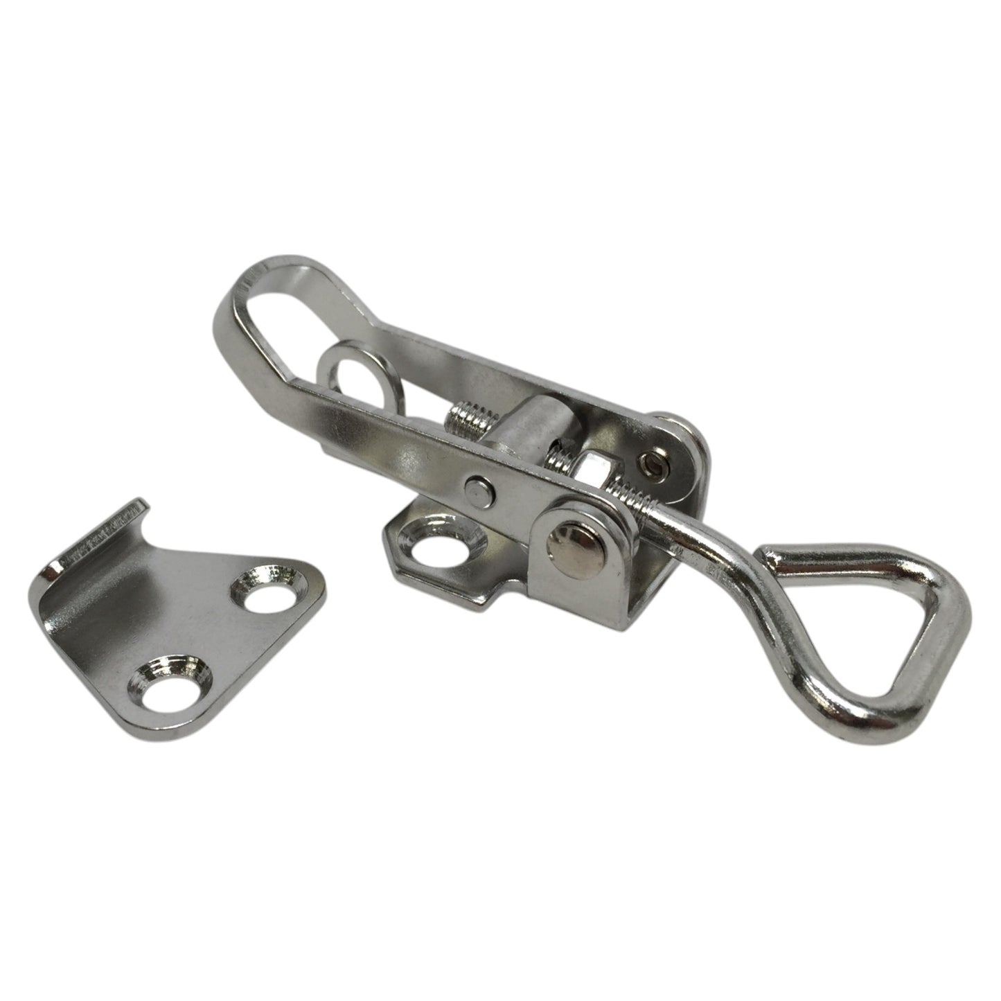 Pactrade Marine Boat Small Stainless Steel 304 Hatch Fastener 2.9"(L)X1"(W) Security Eye