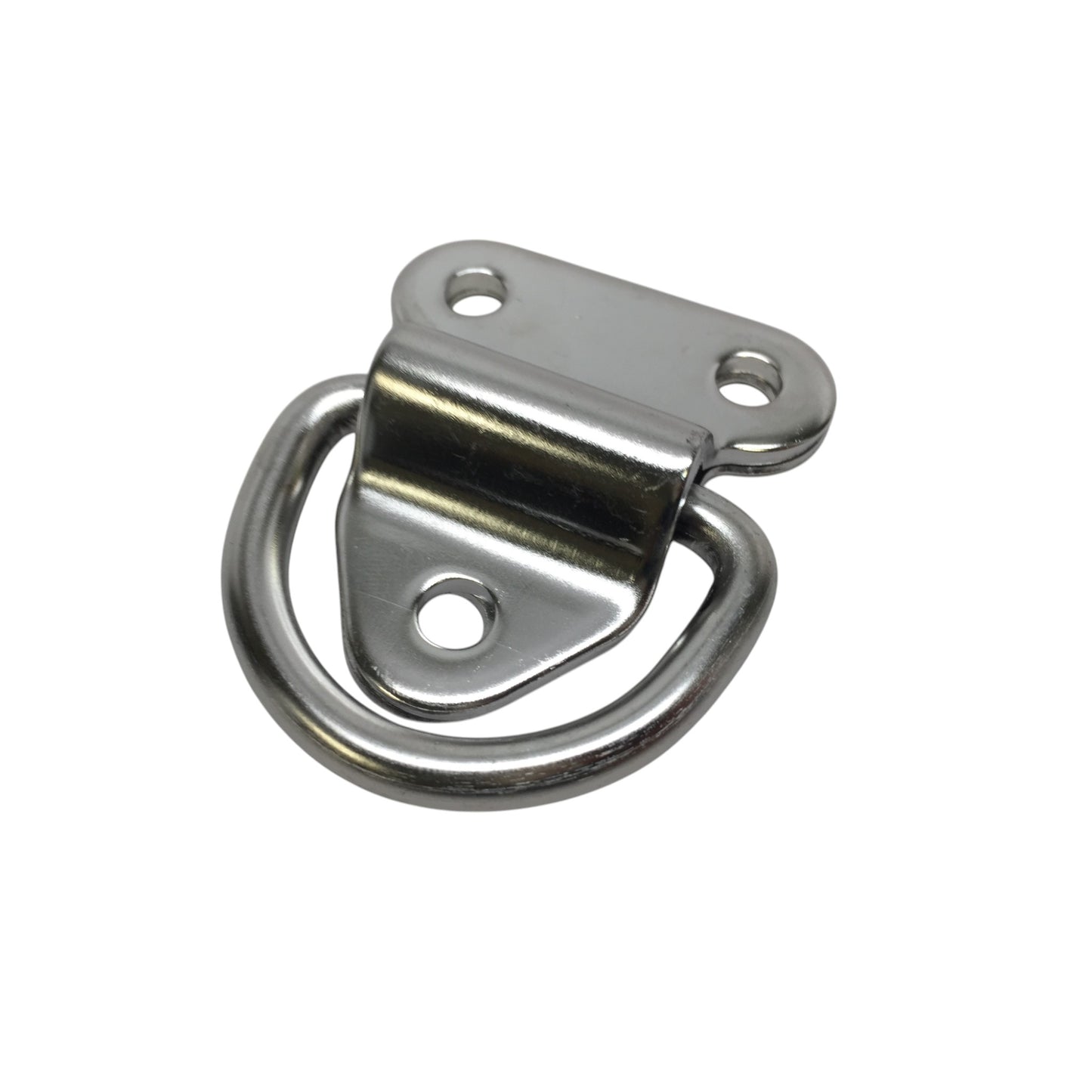 Pactrade Marine Boat Stainless Steel 304 Hinged Pad D-Ring 2.2"(L) X 1.9"(W) 3 Holes