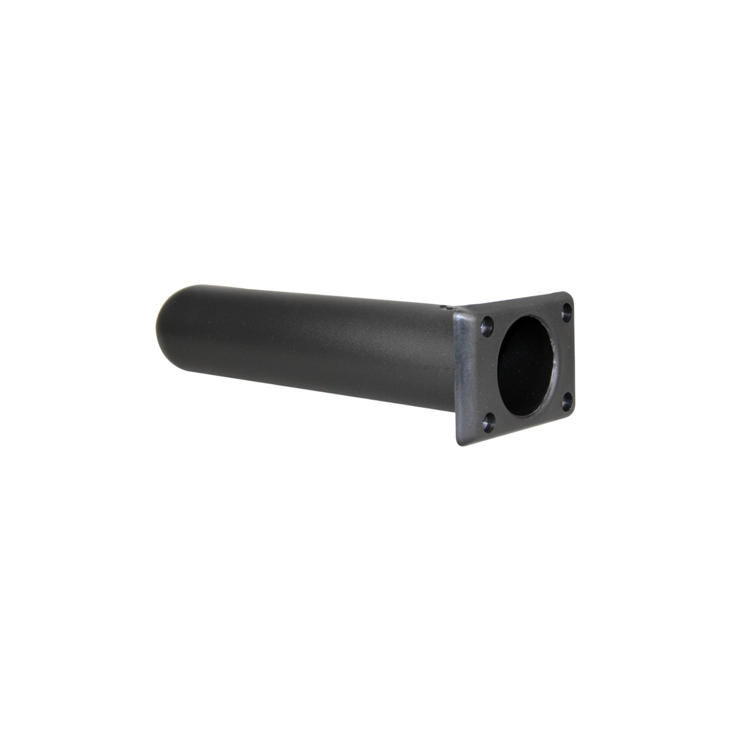 Pactrade Marine Boat Kayak Black Plastic Rod Holder Square Plate Straight Head