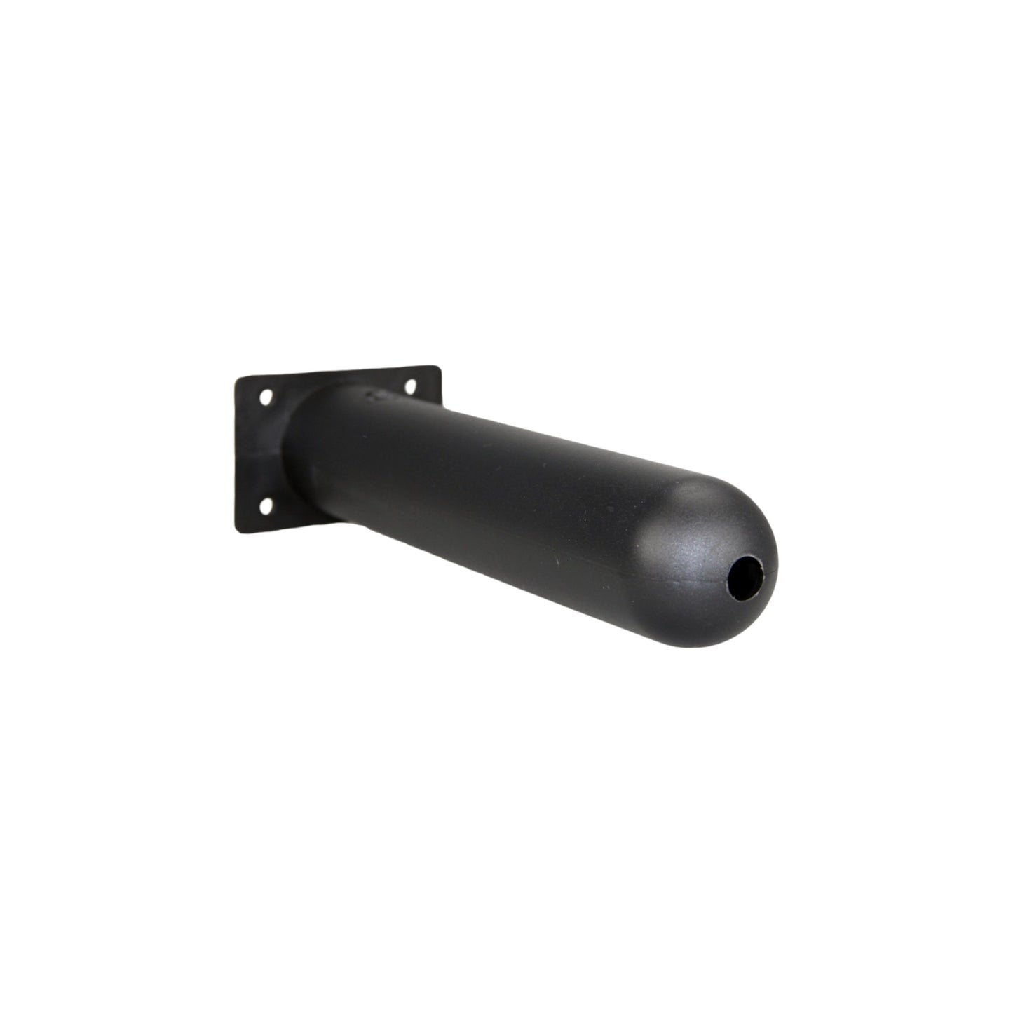 Pactrade Marine Boat Kayak Black Plastic Rod Holder Square Plate Straight Head