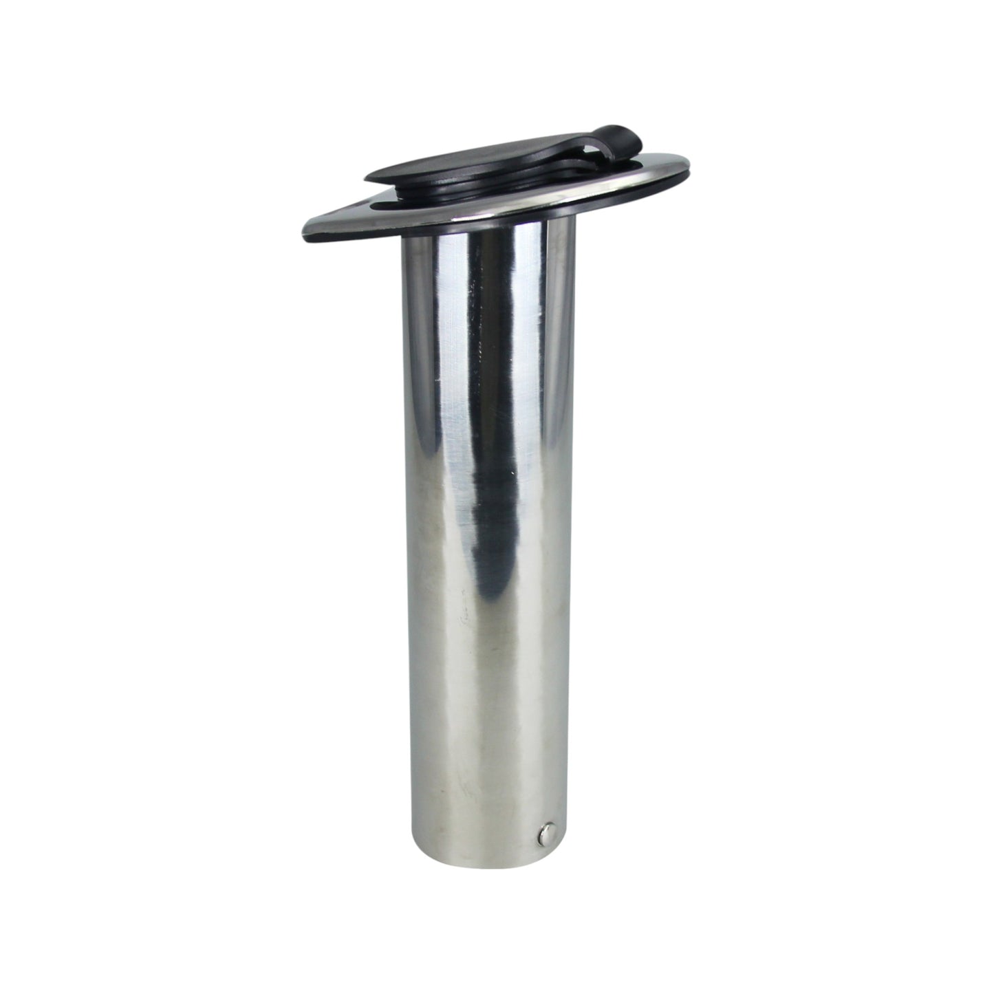 Pactrade Marine Boat Pontoon SS Flush Mount 15° Fishing Rod Holder 9.5" PVC Cap