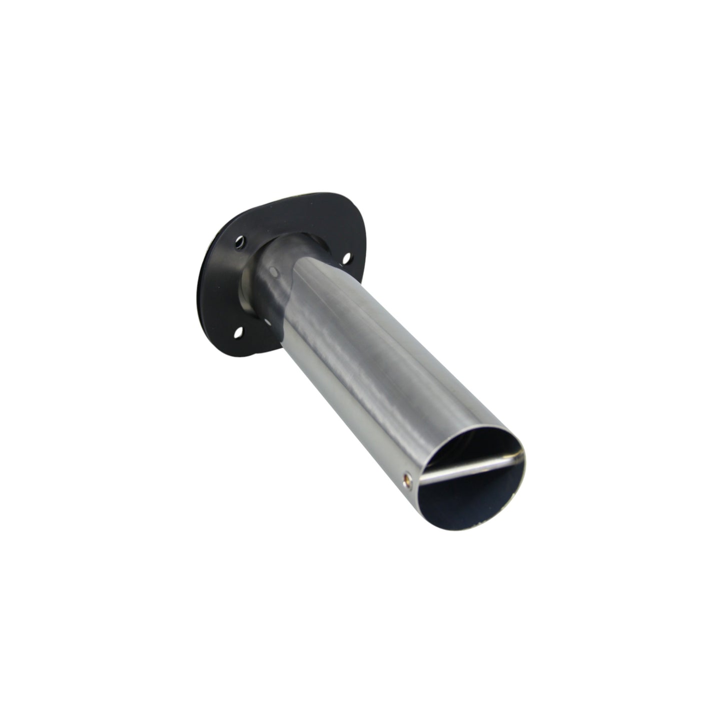 Pactrade Marine Boat Pontoon SS Flush Mount 15° Fishing Rod Holder 9.5" PVC Cap