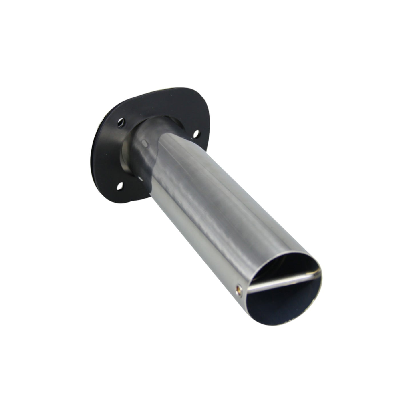 Pactrade Marine Boat Pontoon SS Flush Mount 90° Fishing Rod Holder 9.5" PVC Cap