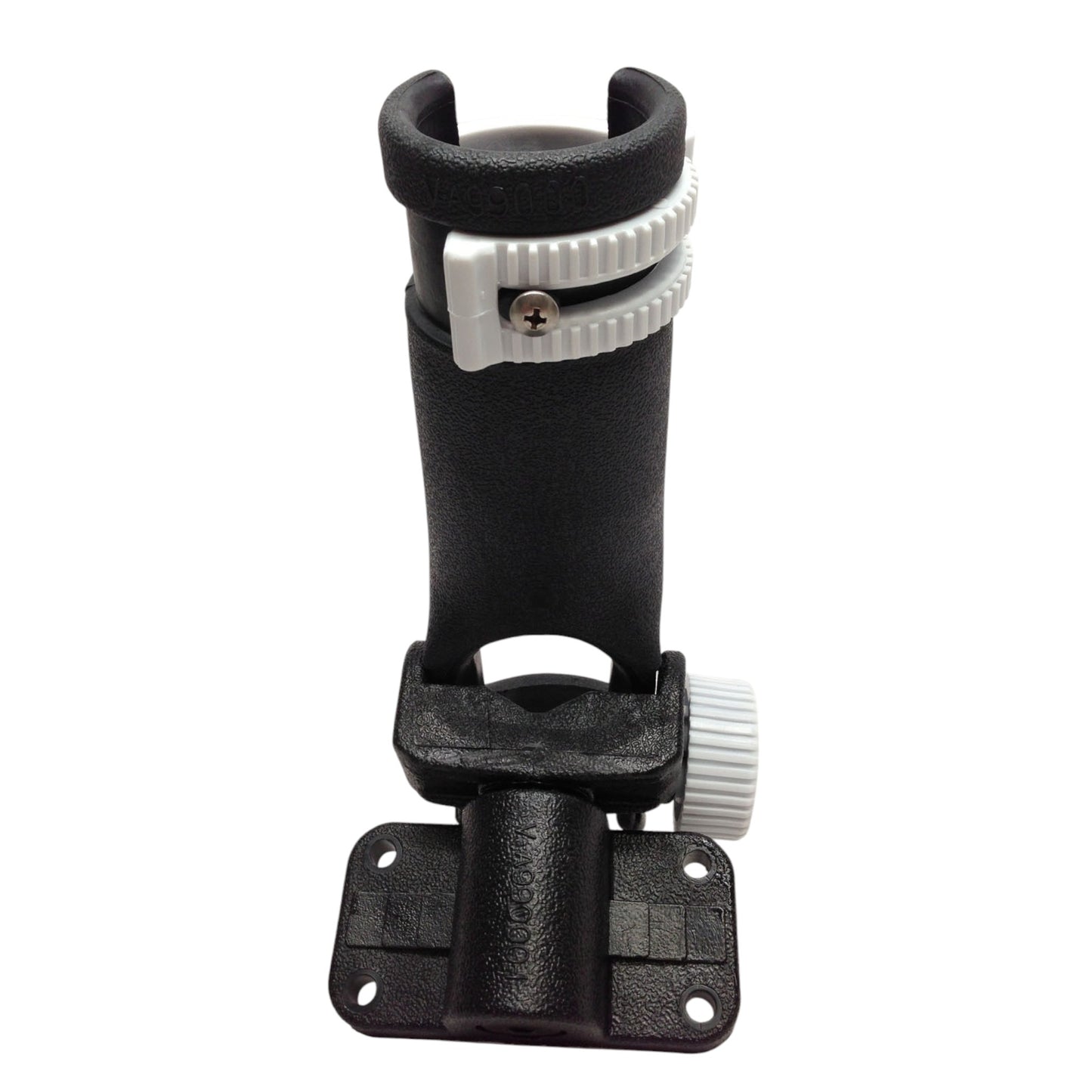 Pactrade Marine Adjustable Marine Boat Black Plastic Fishing Rod Holder Side Mount