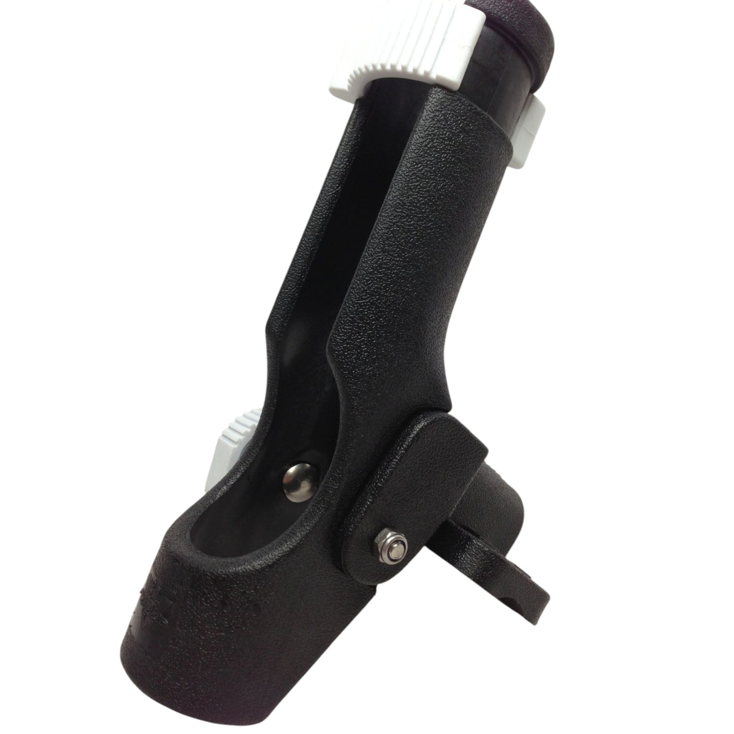 Pactrade Marine Adjustable Marine Boat Black Plastic Fishing Rod Holder Side Mount