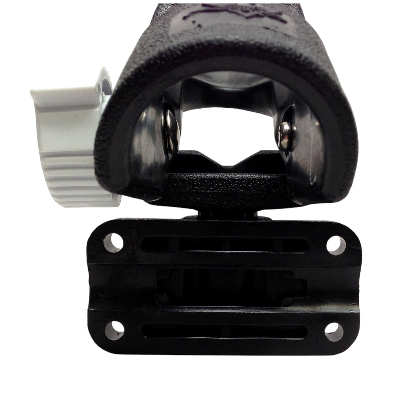 Pactrade Marine Adjustable Marine Boat Black Plastic Fishing Rod Holder Side Mount