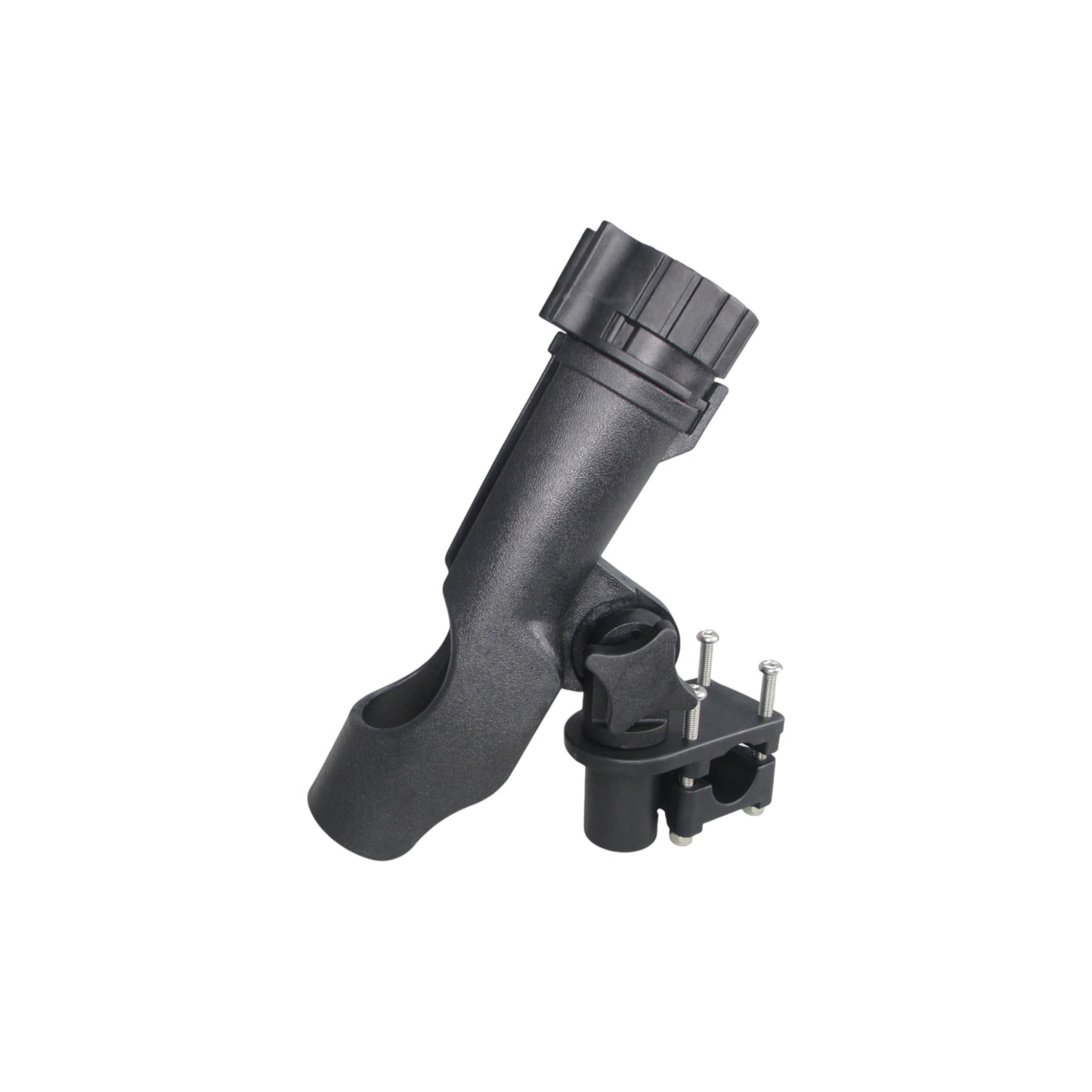 Pactrade Marine Boat Pontoon Fishing Rod Holder 1 1/4' Square 7/8'' - 1'' Round Rail Tube Mount Adjustable