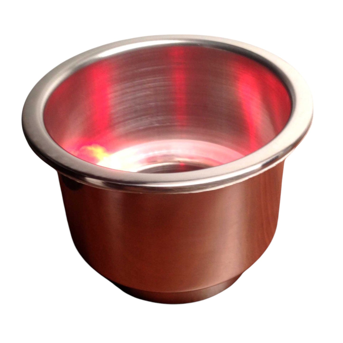 Pactrade Marine Boat Stainless Steel 304 LED Red Can Drink Holder RV Camper