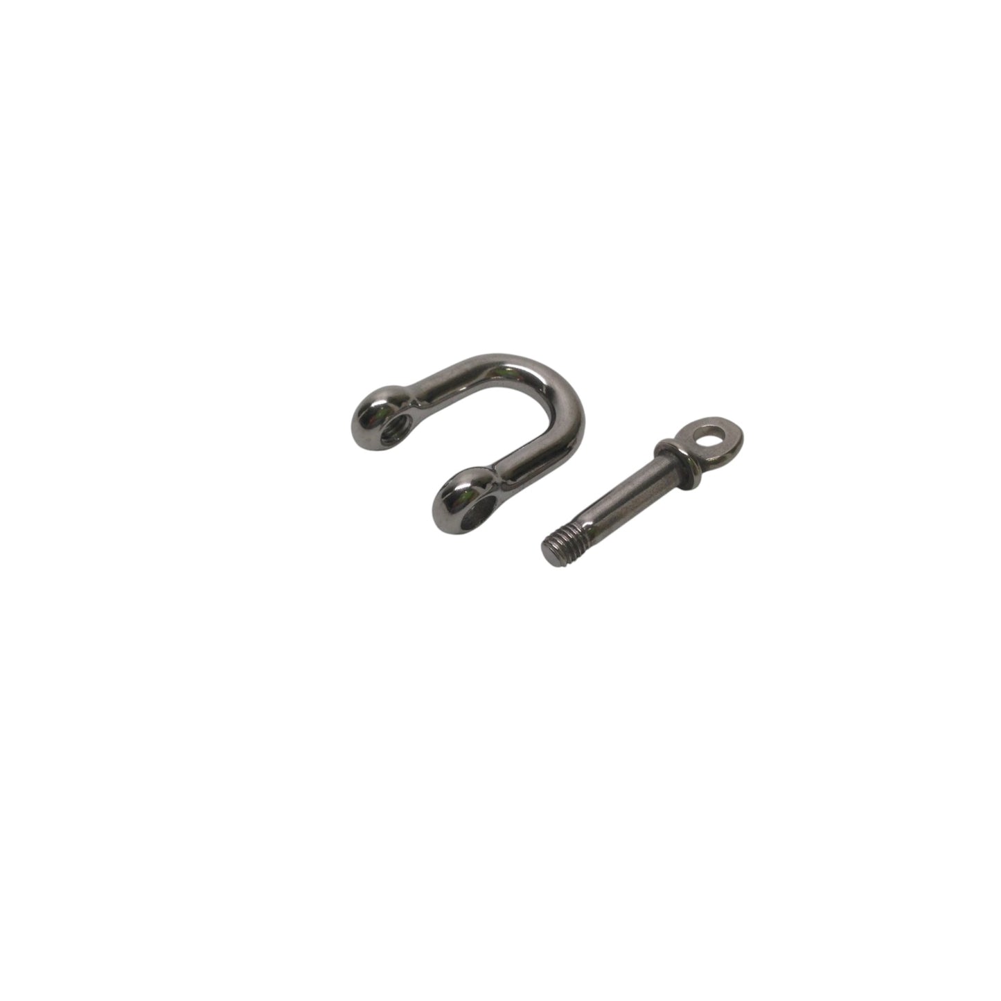 Pactrade Marine Boat Hardware Stainless Steel 304 Rigging Captive Pin D Shackles 3/16"