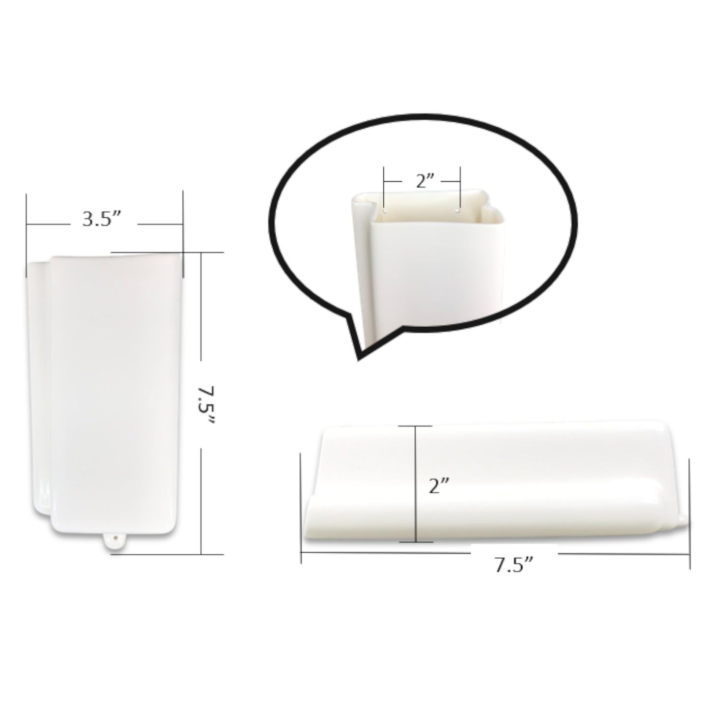 Pactrade Marine Sail Boat PVC Winch Handle Holder Fishing Knife Holder
