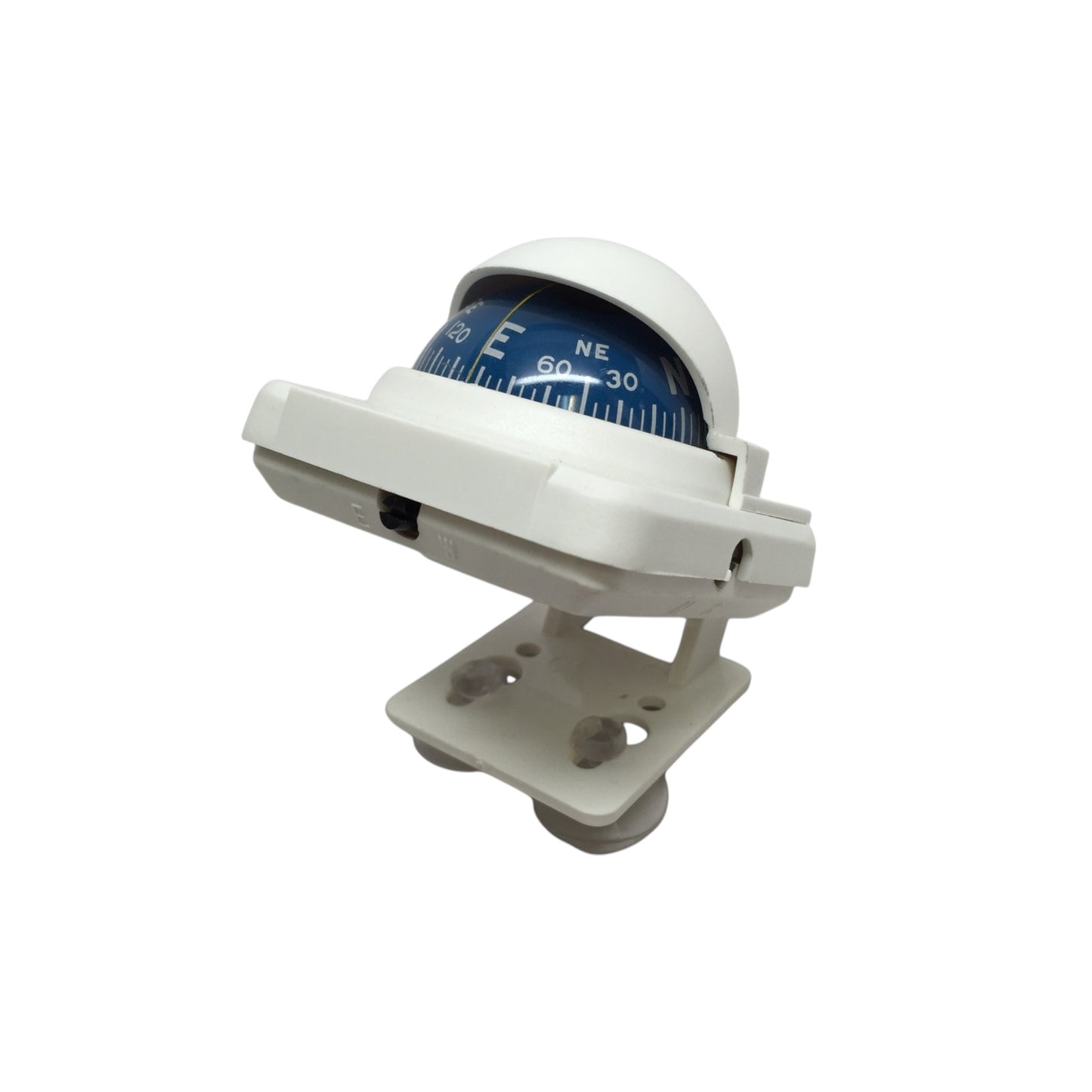Pactrade Marine Boat White Bracket & Suction Cups Adjustable Built-In Compensation System