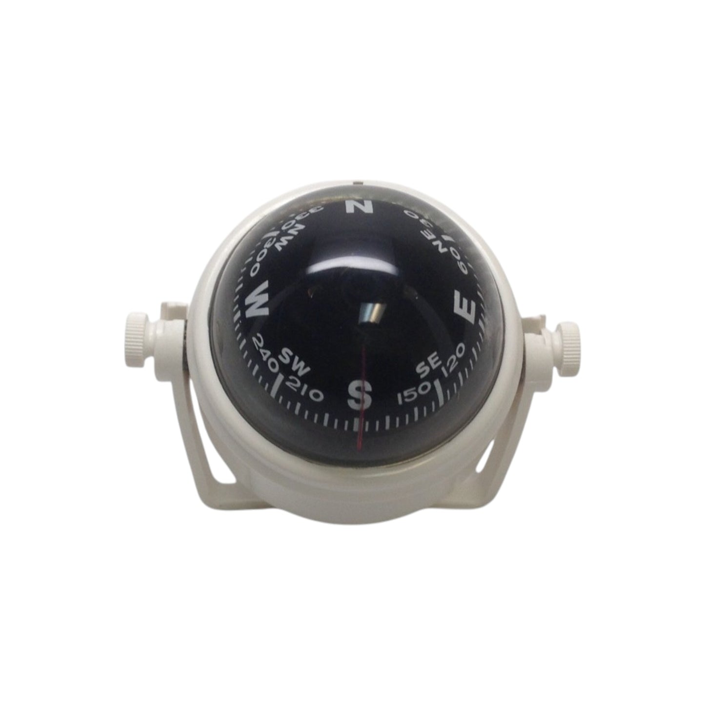 Pactrade Marine Boat Sports 2.25" D Compass with White Bracket Visible Luber Line