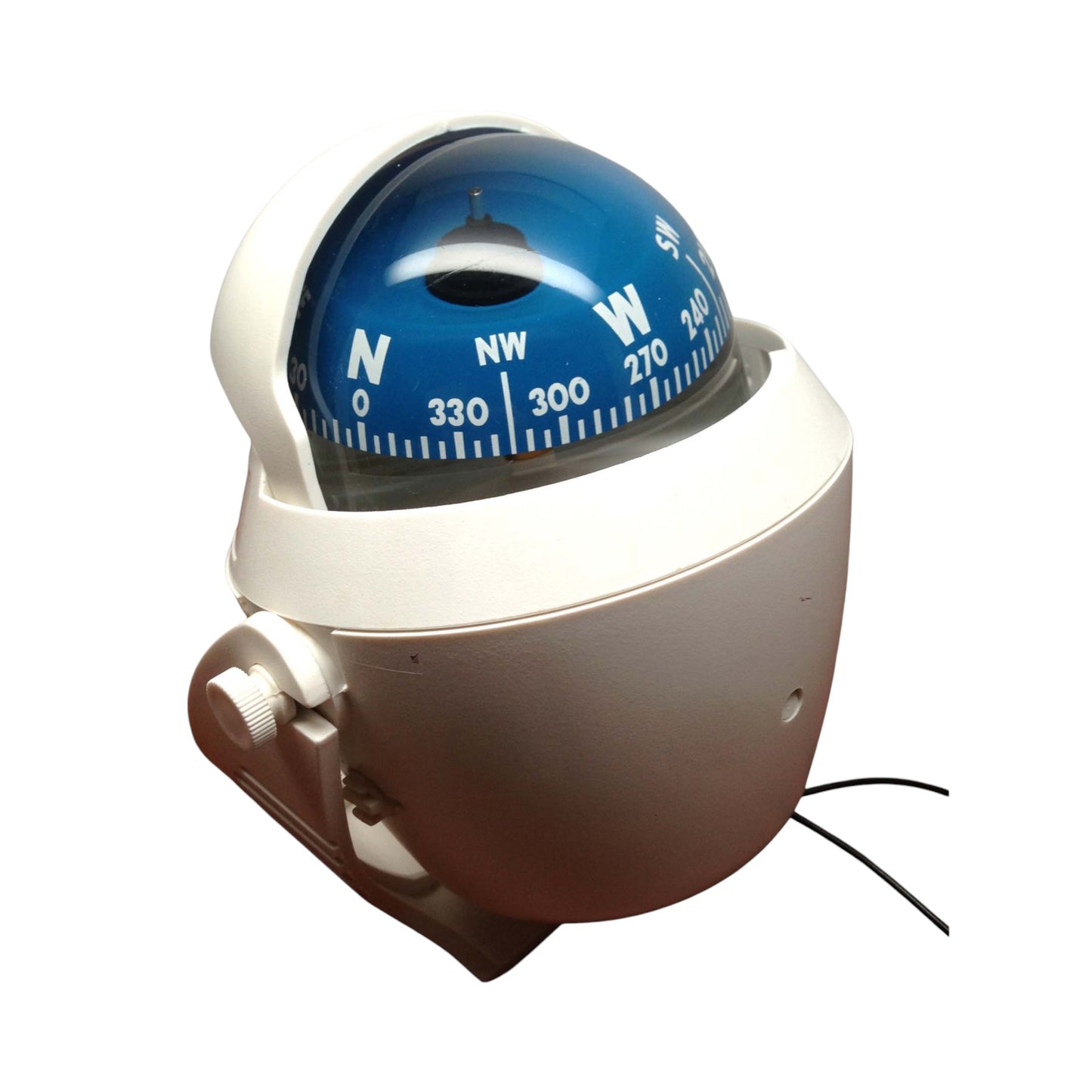 Pactrade Marine Boat Nautical Sport White Lighted Compass With Bracket Visible Luber Line
