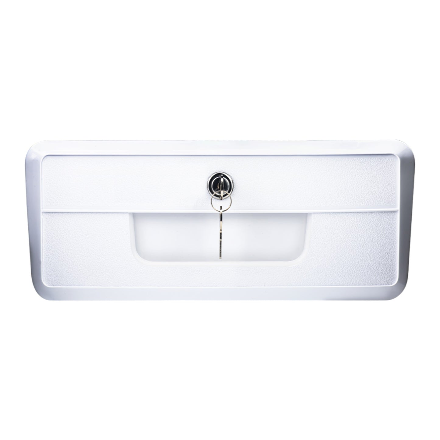 Pactrade Marine Boat Pontoon Yacht Storage Compartment Durable Standard Lightweight Lockable ABS Locking Plastic Glove Box White Spacious with Keys