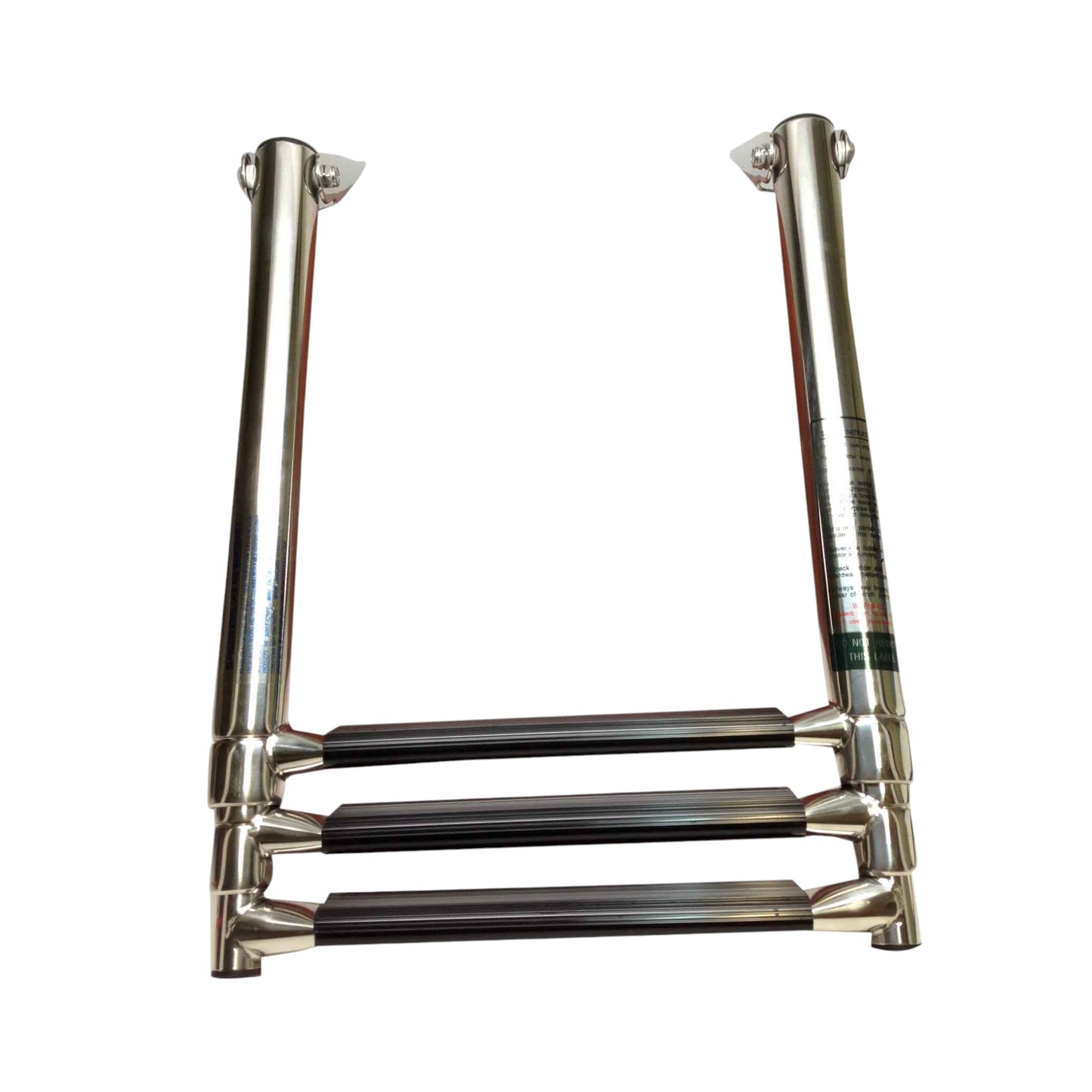Pactrade Marine Boat Stainless Steel 3 Step Telescopic Ladder Swim Step Over Platform