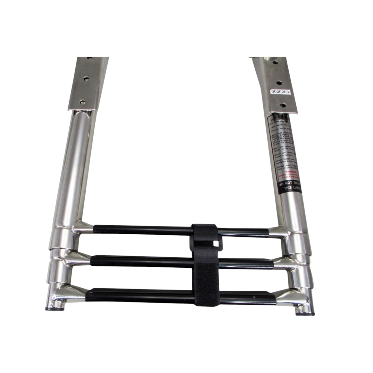 Pactrade Marine Boat Stainless Steel 3 Step Telescopic Ladder Swim Step Over Platform