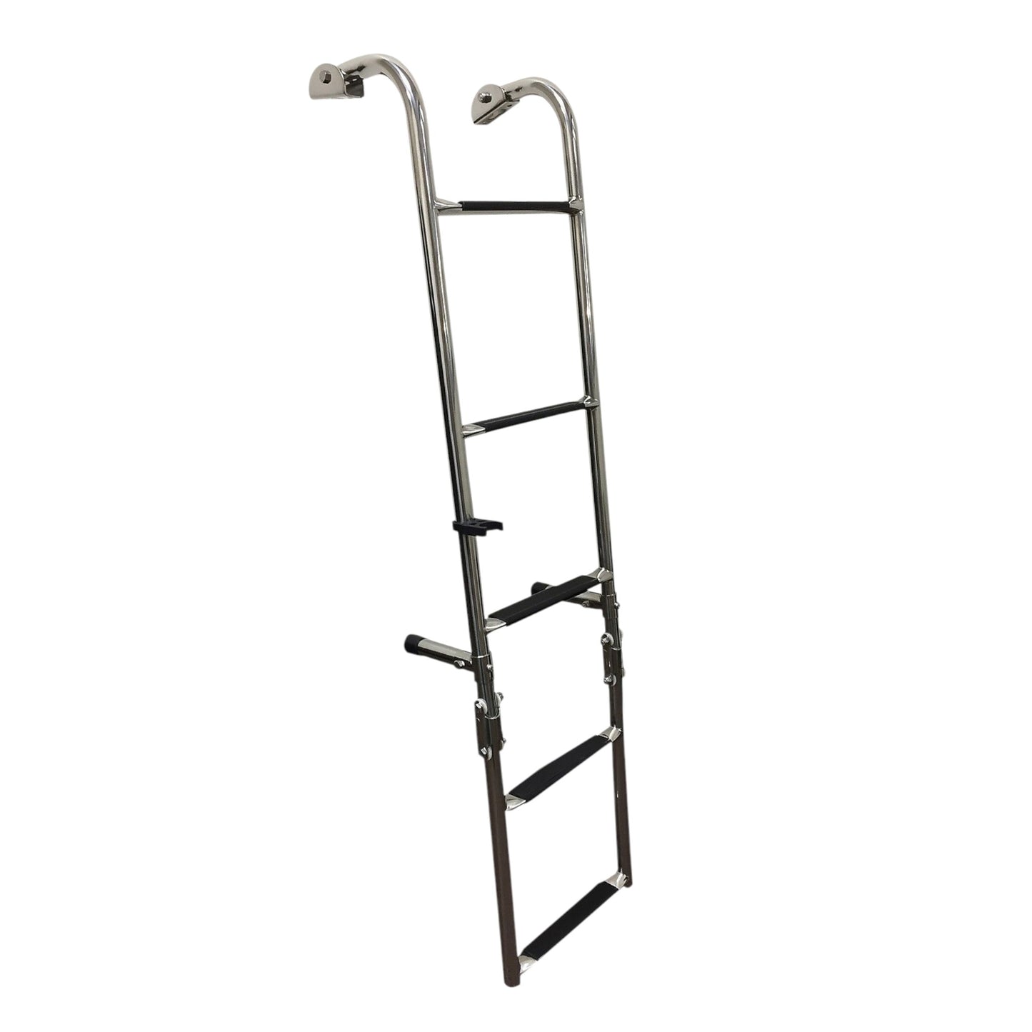 Pactrade Marine Boat Five Steps 3+2 Foldable Ladder Stainless Steel Luxury 42"Long