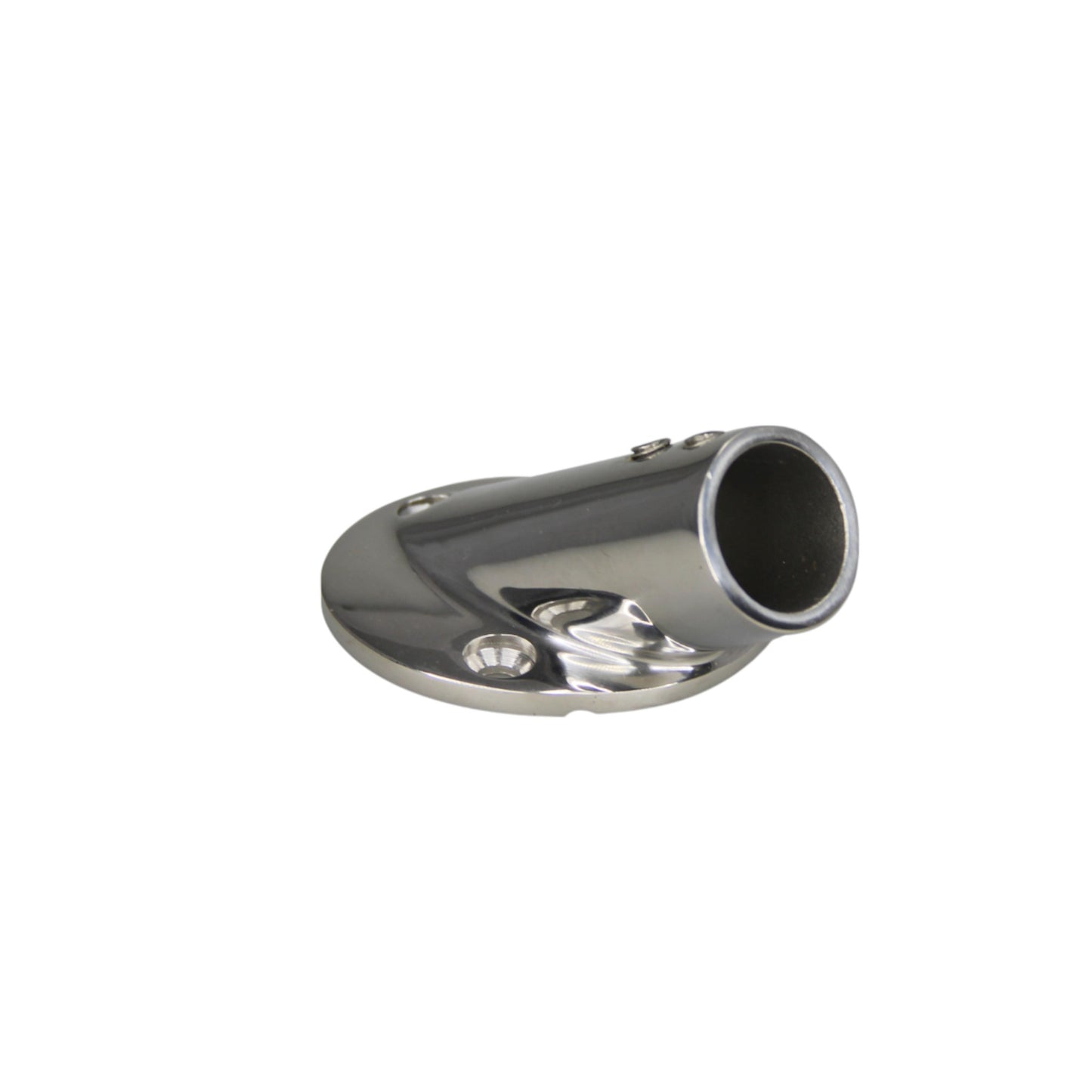 Pactrade Marine Boat Casting SS316 1" Hand Rail Fitting Round Base 30 Degree