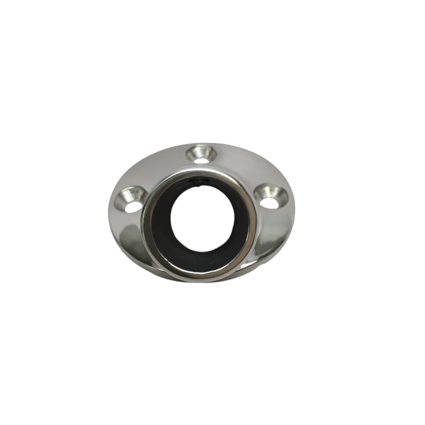 Pactrade Marine Boat Durable Solid SS 316 Handrail Fitting Round Base 45 Deg 7/8" 22MM