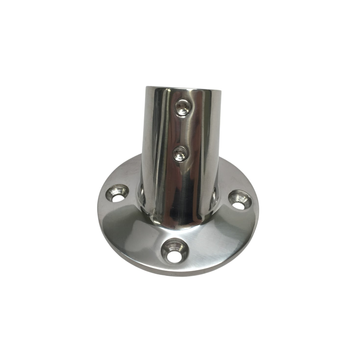 Pactrade Marine Boat Durable Solid SS 316 Handrail Fitting Round Base 60 Deg 7/8" 22MM