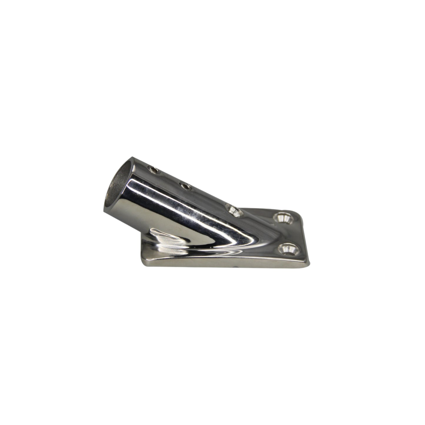 Pactrade Marine Boat Casting SS316 1" 25.4mm Handrail Fitting Square Base 30 Deg