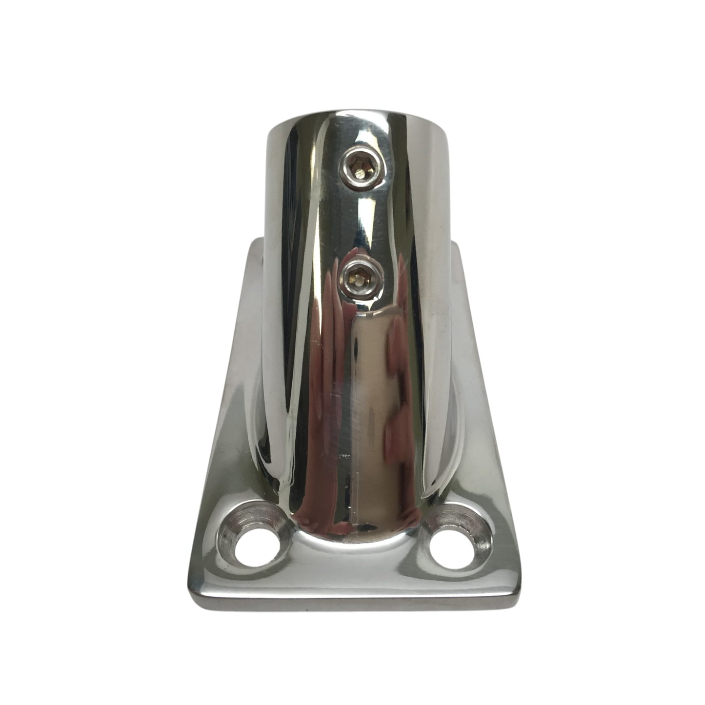 Pactrade Marine Boat Durable SS 316 Handrail Fitting Rectangular Base 45 Deg 1" 25.4MM