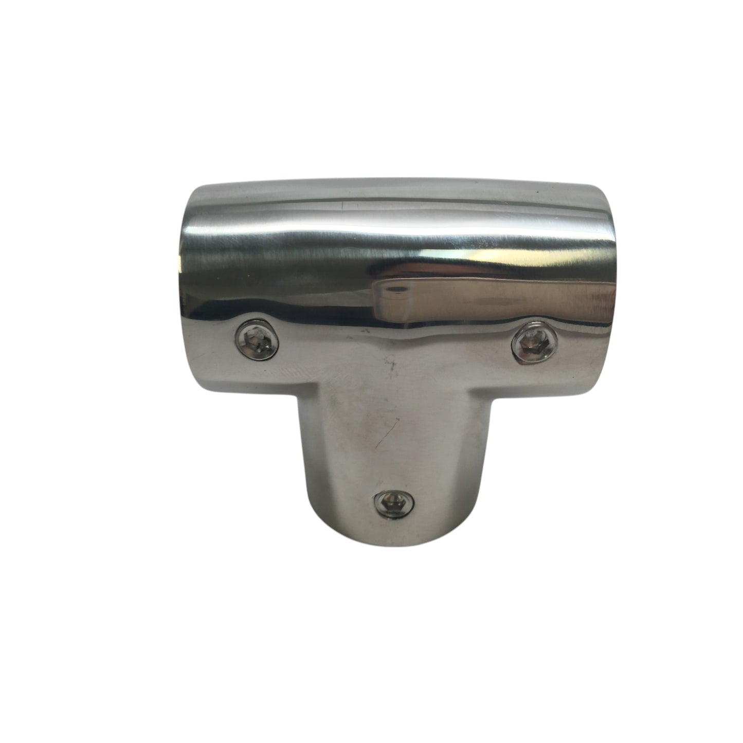 Pactrade Marine Boat Durable Solid Handrail Fitting SS316 Tee Form 90 Deg 1" 25.4MM