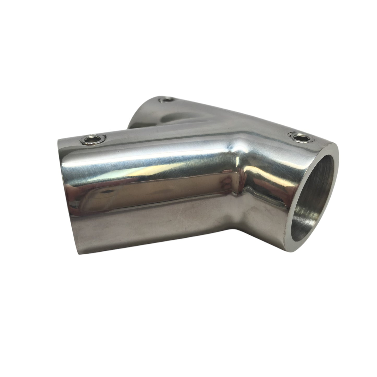 Pactrade Marine Boat Durable Handrail Fitting SS316 Tee Form 60 Deg Left Hand 1" 25.4MM