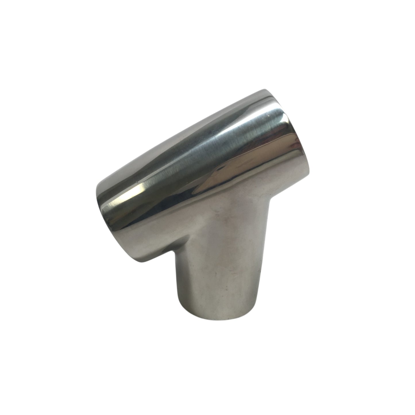 Pactrade Marine Boat Durable Handrail Fitting SS316 Tee Form 60 Deg Right Hand 7/8" 22MM