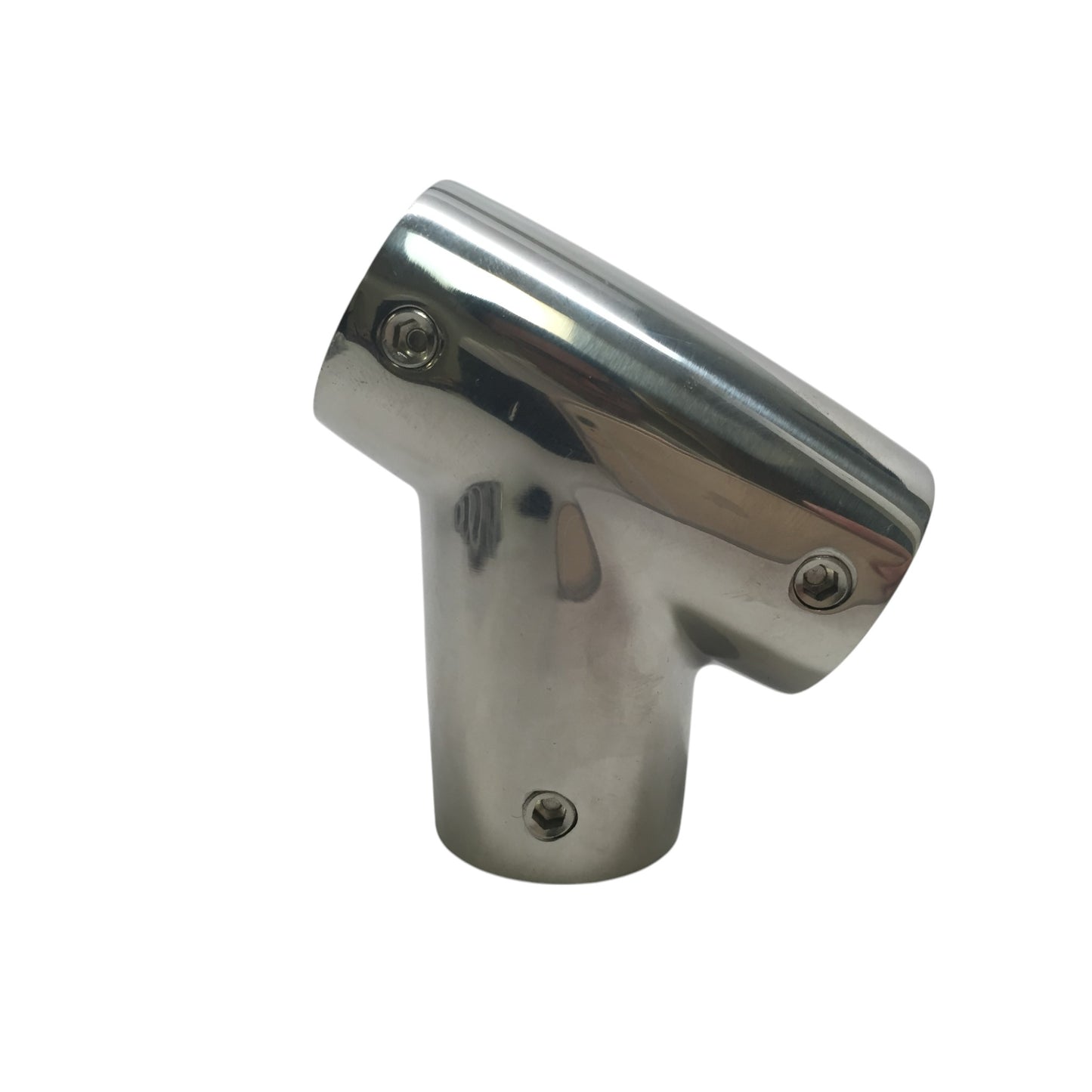 Pactrade Marine Boat Durable Handrail Fitting SS316 Tee Form 60 Deg Right Hand 1" 25.4MM