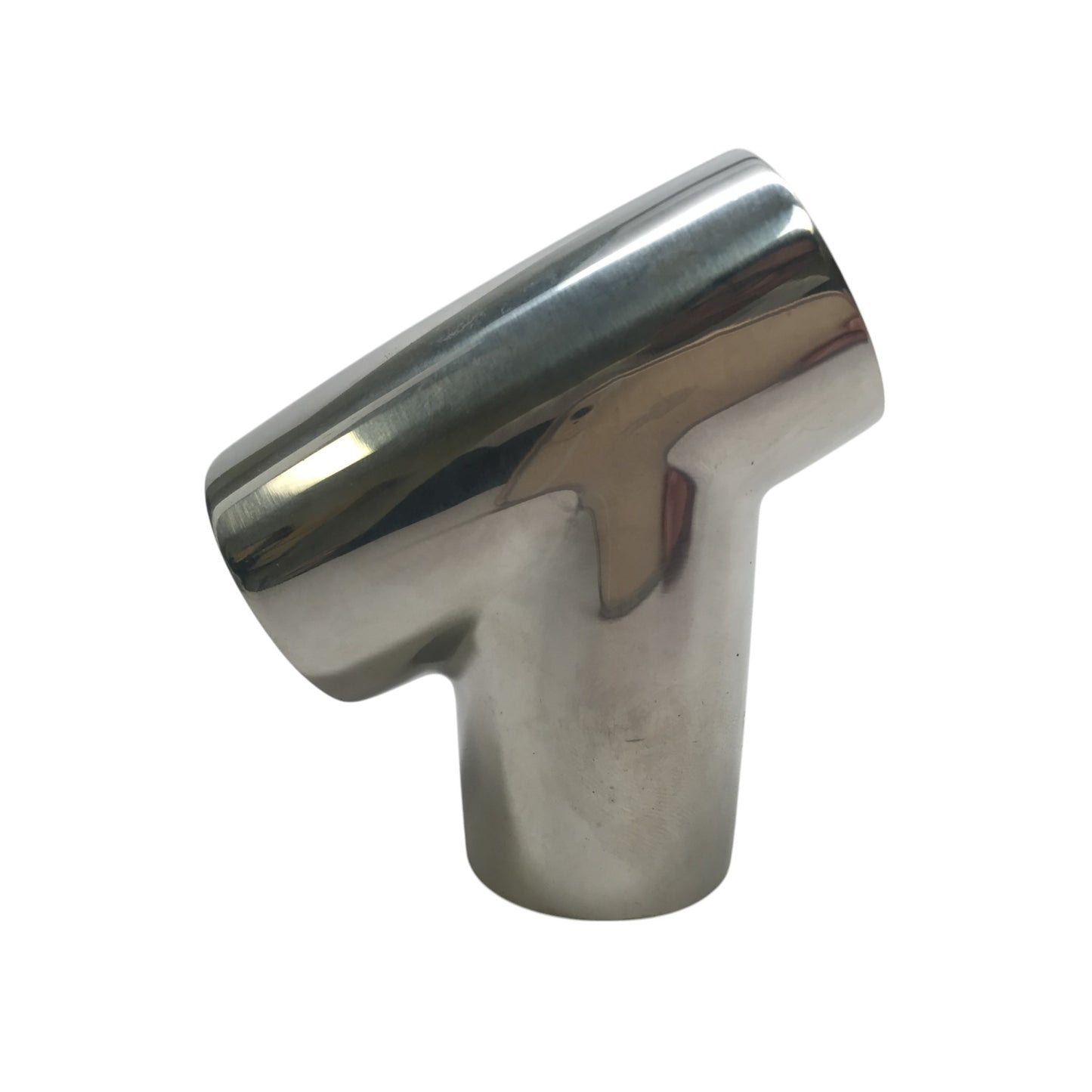 Pactrade Marine Boat Durable Handrail Fitting SS316 Tee Form 60 Deg Right Hand 1" 25.4MM