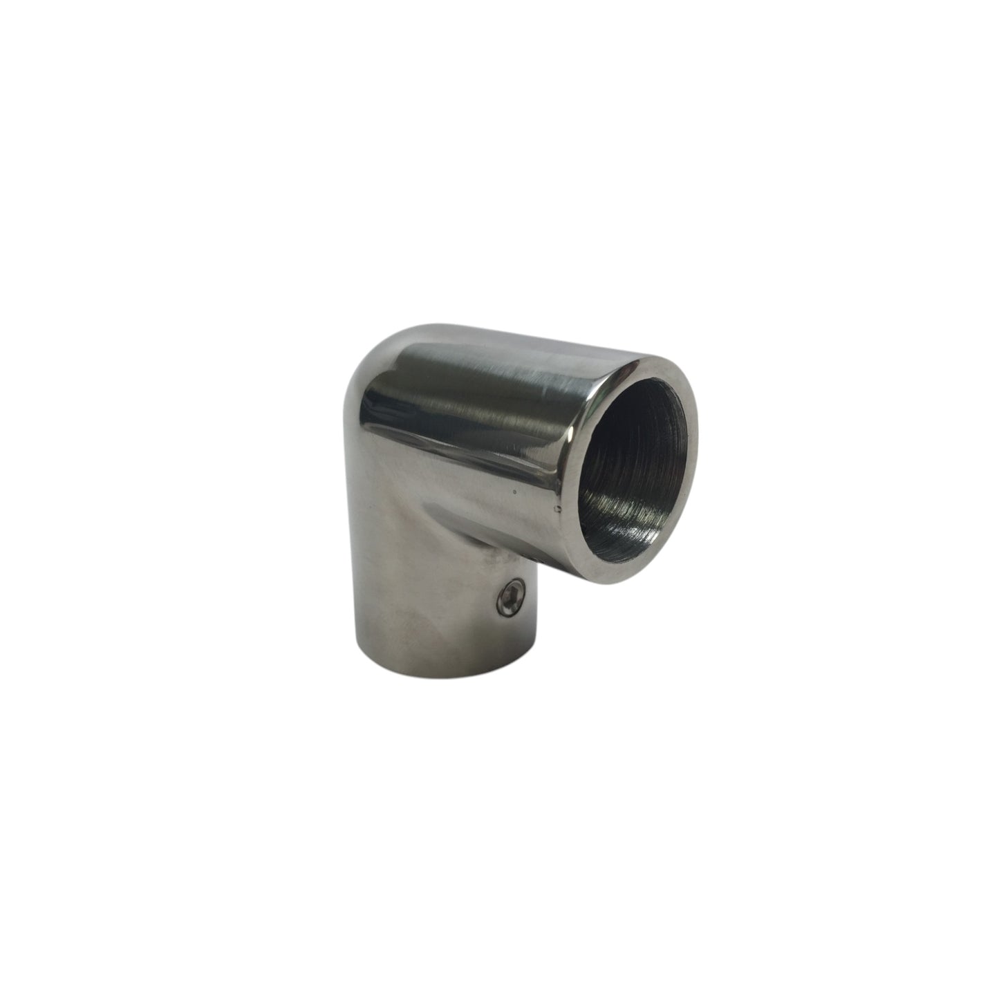 Pactrade Marine Boat Durable Solid Handrail Fitting SS316 Bow Form 90 Deg Elbow 7/8" 22MM