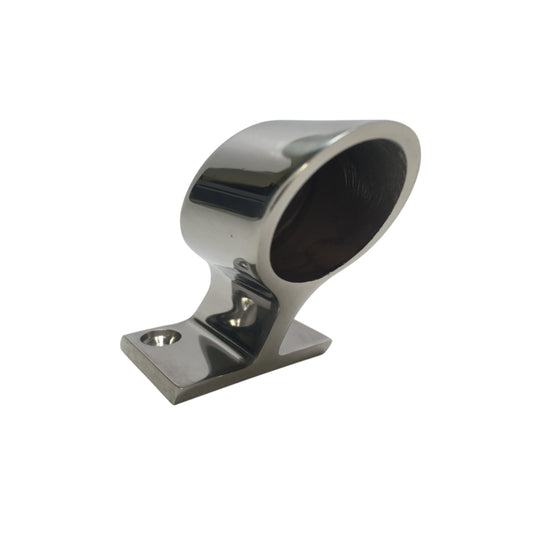 Pactrade Marine Boat Durable Stanchion Handrail Fitting SS 316 60 Deg End 1" 25.4MM