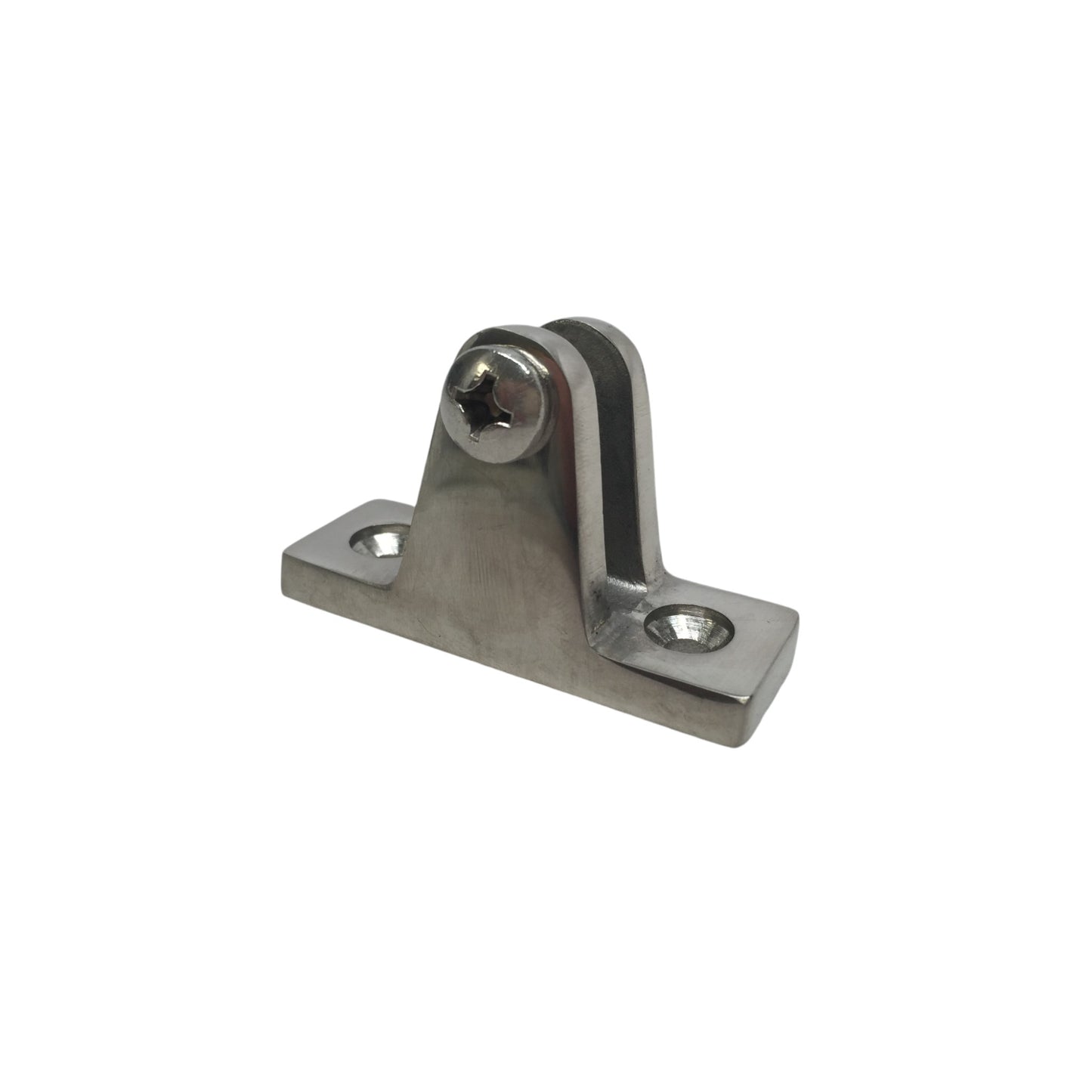 Pactrade Marine Boat Bimini Top Fitting SS 316 Angle Base Deck Hinge 7/8X2 22.2X50.8MM