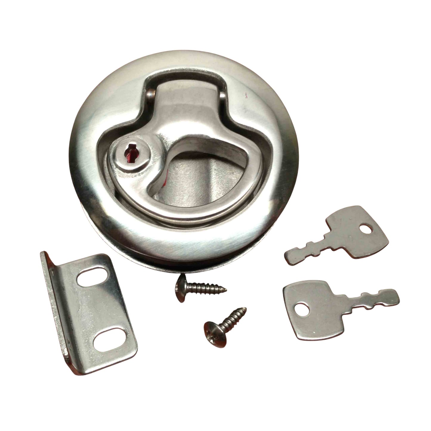 Pactrade Marine Boat Locking Stainless Steel 316 Flush Pull Slam Latch Hatch Lift 2"D
