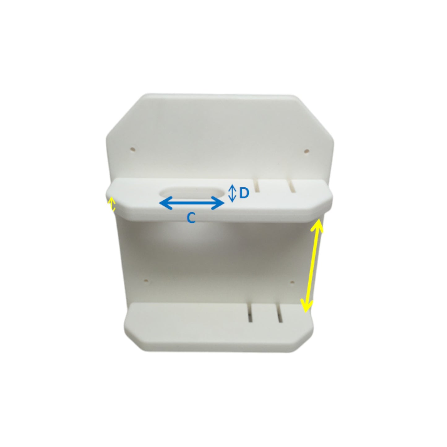 Pactrade Marine Boat Durable White Poly Pliers & Fishing Knives Holder For Deck/Galley