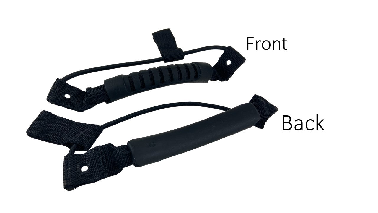 Pactrade Marine Boat Canoe Black Rubber Kayak Carry Handle Paddle Park Bungee Side Mount