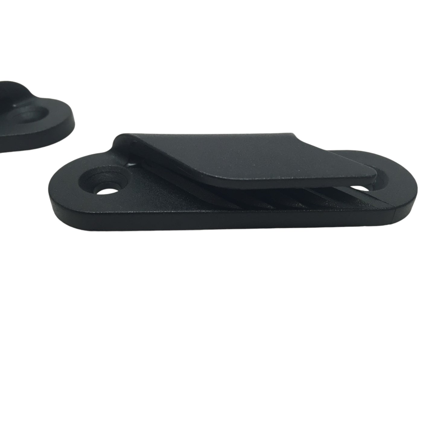 Pactrade Marine Boat Canoe Kayak Pair of Black Clam Fine Line Cleats Left Right Side
