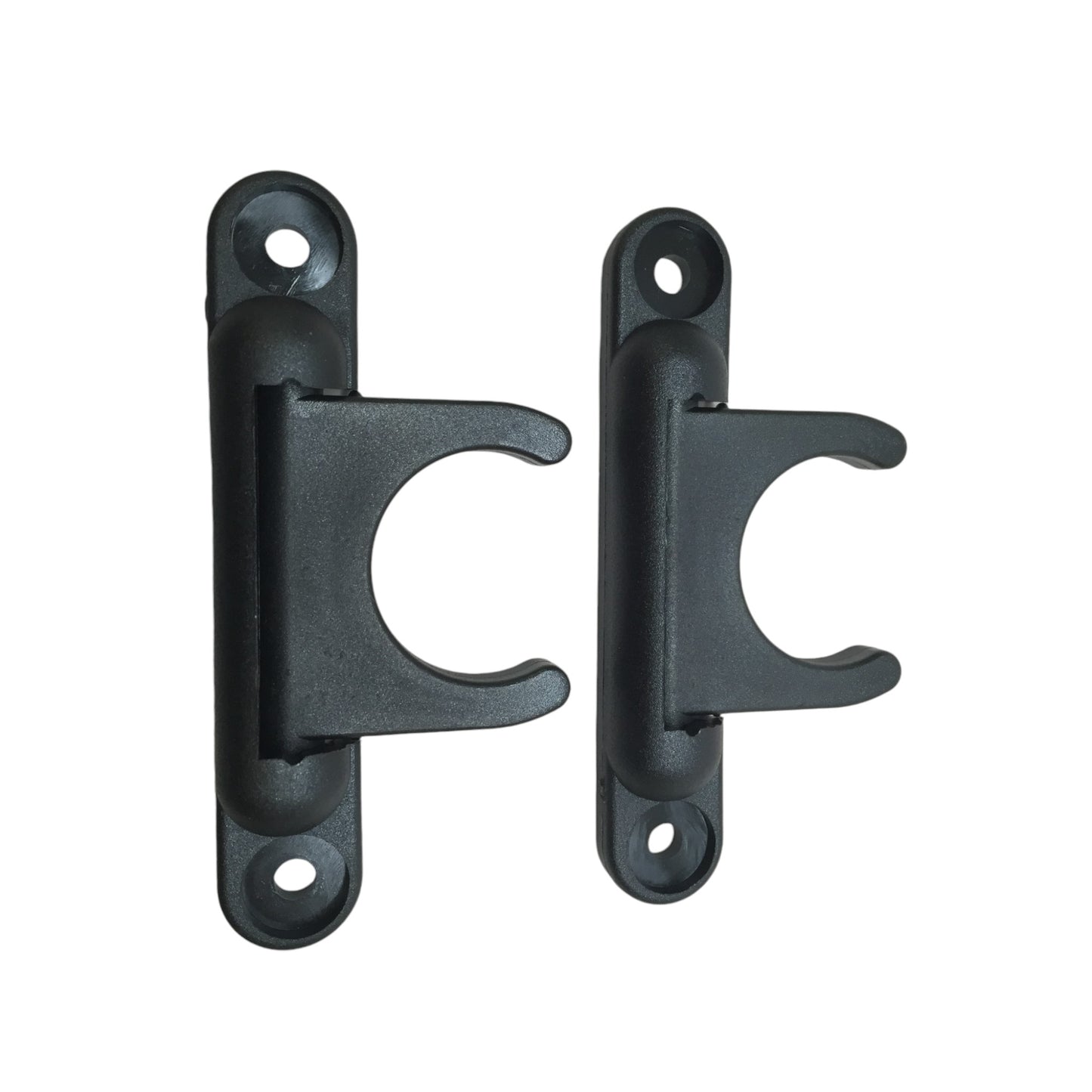 Pactrade Marine Boat Canoe Kayak Pair of Black Nylon Folding Paddle Clip 1-1/4" Diameter