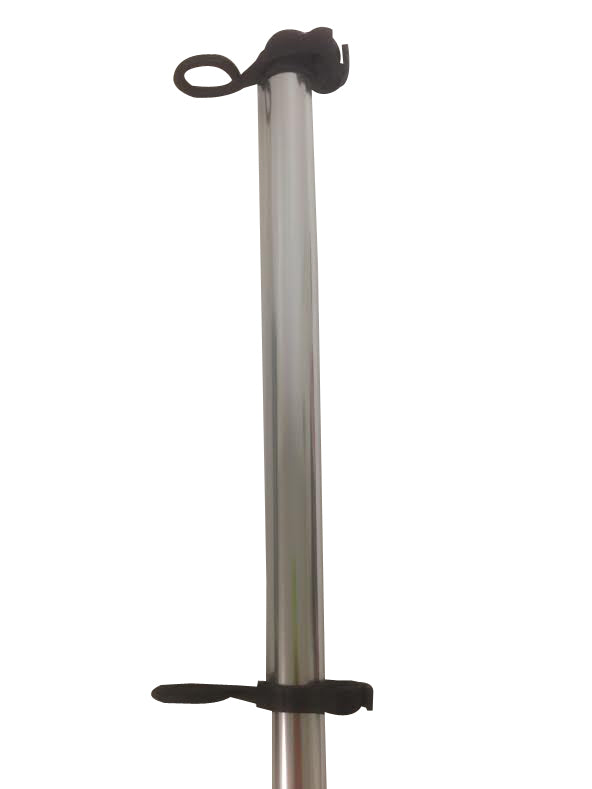 Pontoon Flag Pole Socket w/ American USA Flag 24" Long Adjustable
